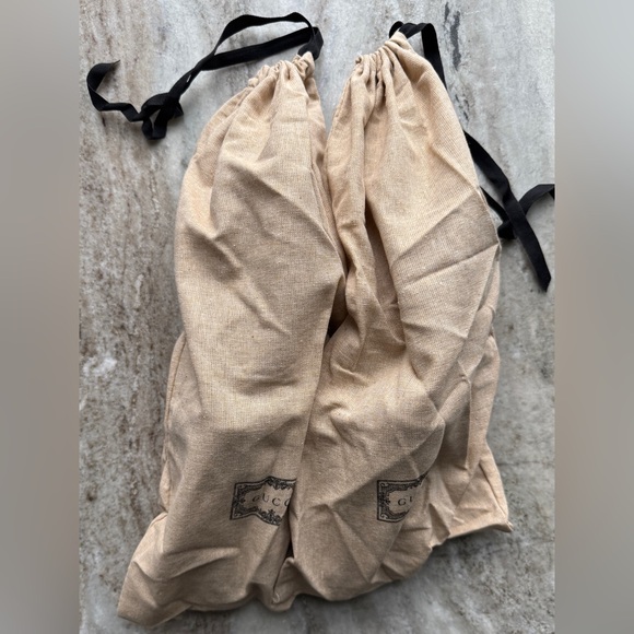 GUCCI Brown Corduroy Web Gold Horsebit Slip On Loafers 8.5 / 9 Moccasins $1000 - Picture 12 of 16